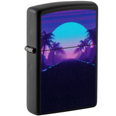 Zippo 49809 Sunset Black Light Design